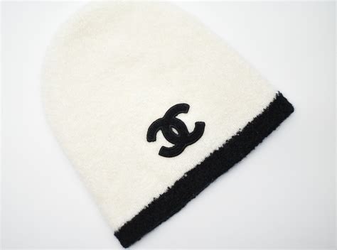 chanel logo beanie|chanel cashmere beanie.